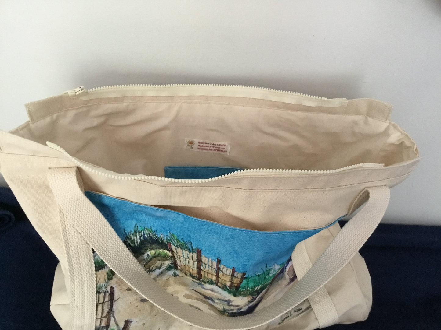 Original artwork Canvas bag