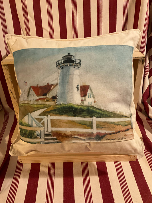 Original Art Canvas pillow 14”x14”