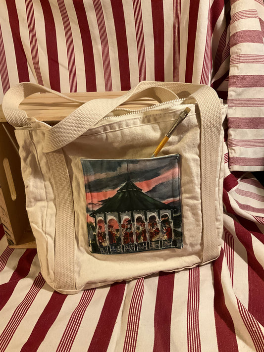 Original artwork Canvas bag