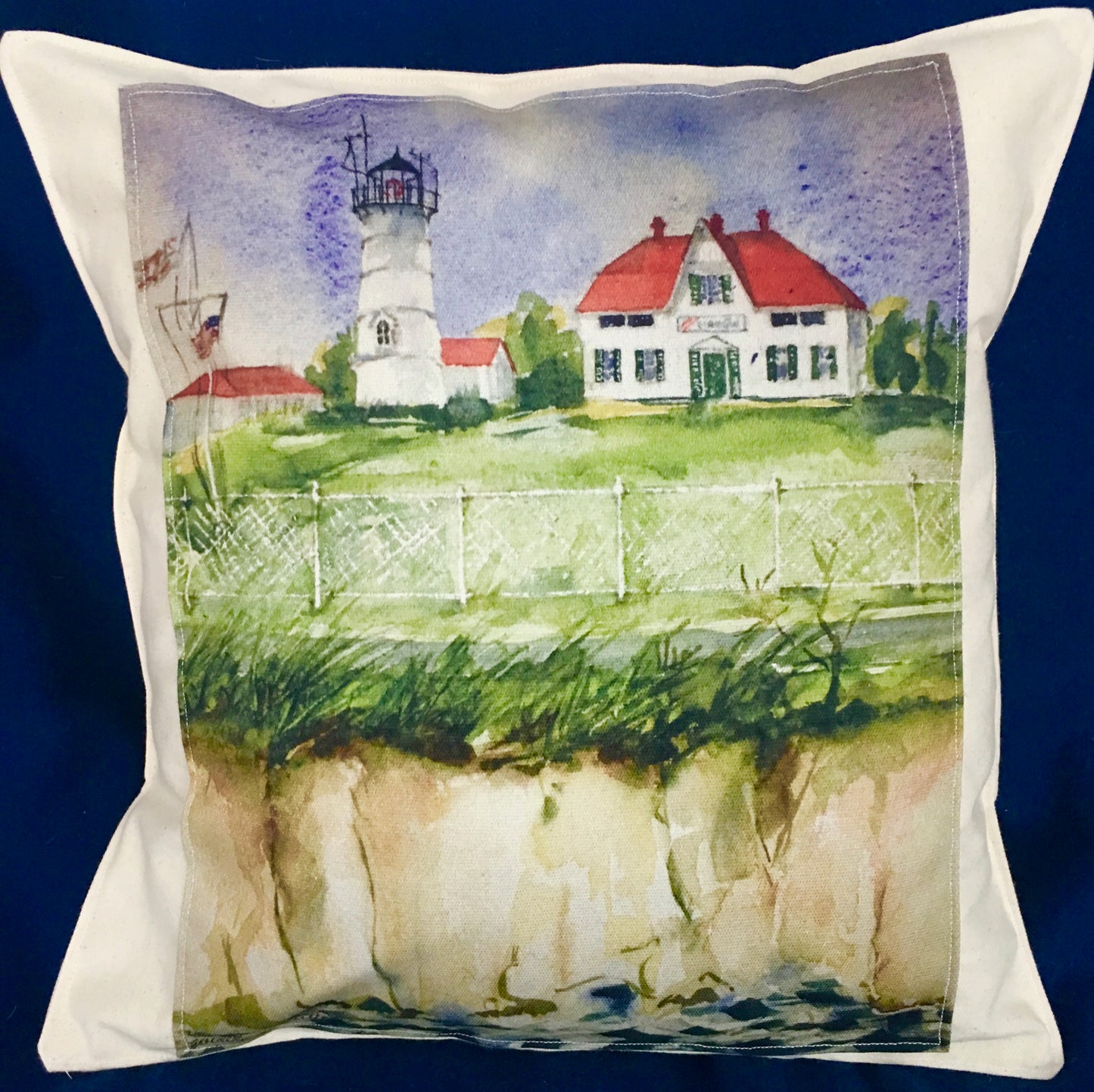 Original artwork Canvas pillow 14”x14”